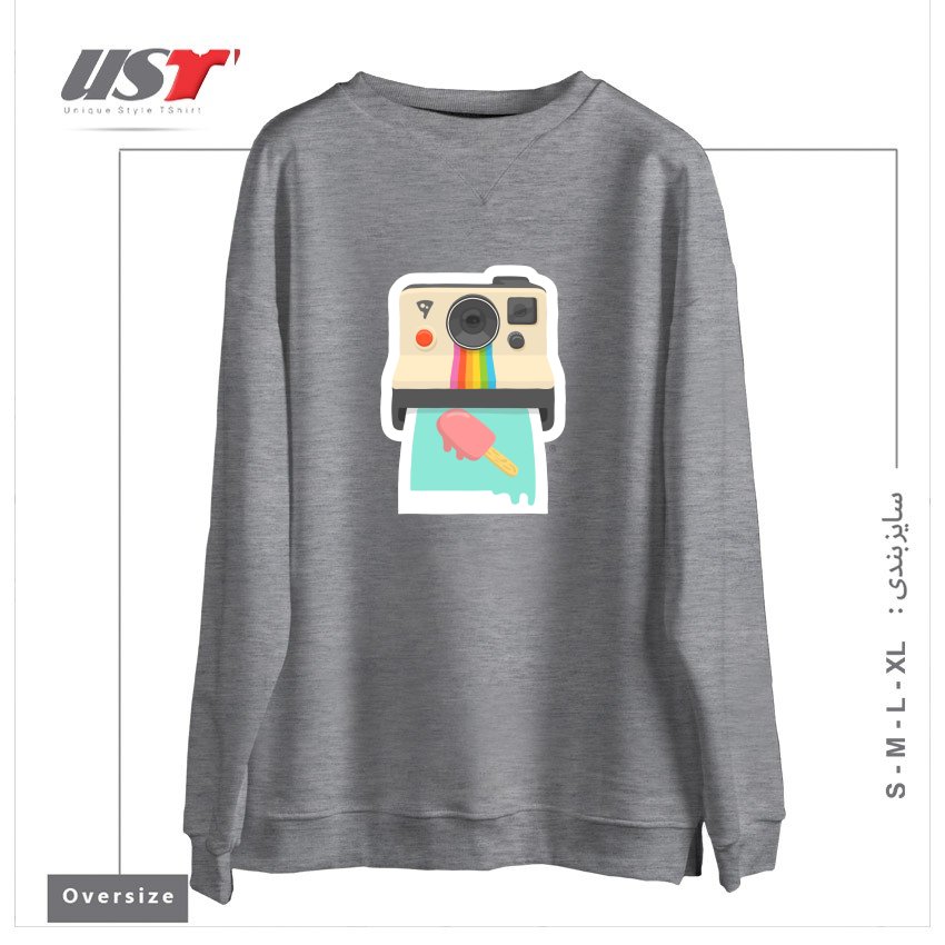 سوییشرت اورسایز طرح SUMMER THINGS