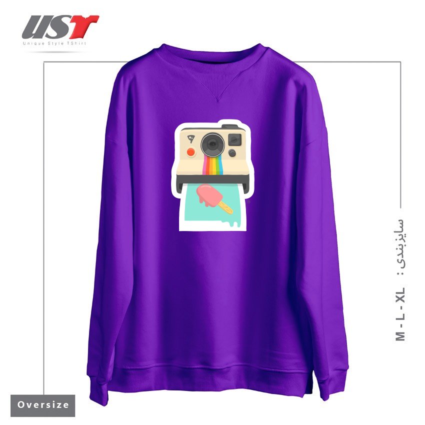 سوییشرت اورسایز طرح SUMMER THINGS