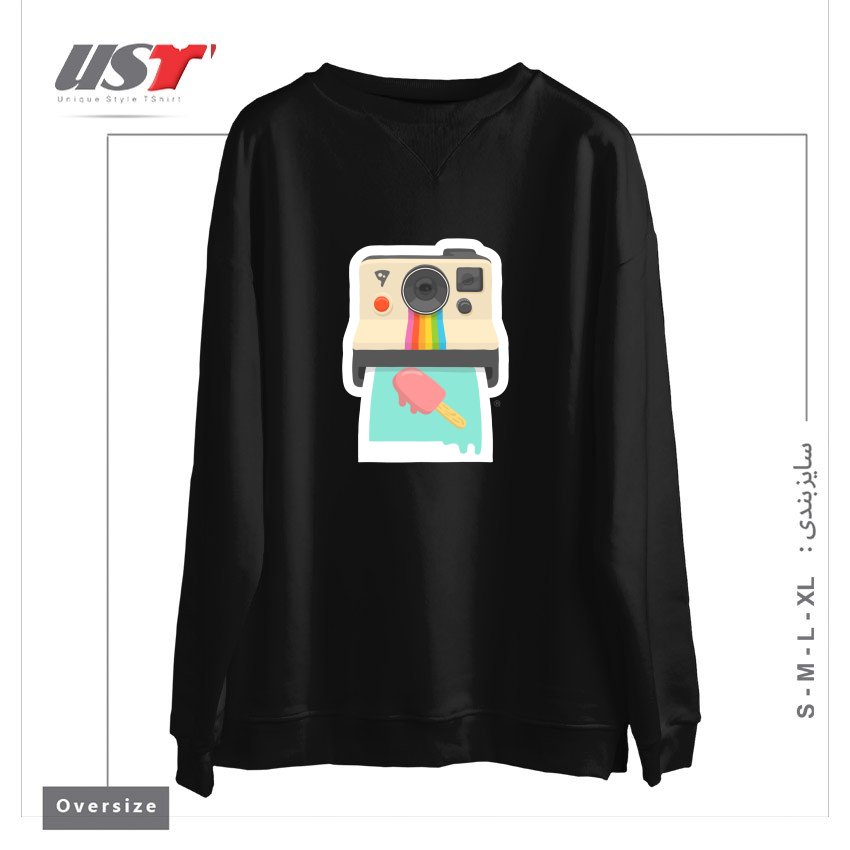 سوییشرت اورسایز طرح SUMMER THINGS