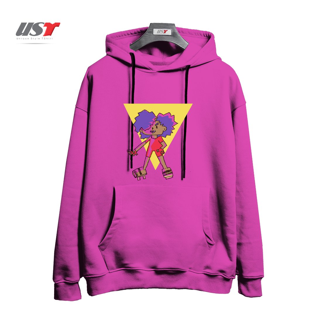 هودی اورسایز طرح DEBRA 'THUNDER' WATKINS