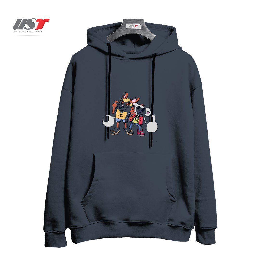 طرح EVAN & KEVIN هودی اورسایزرنگ دودی