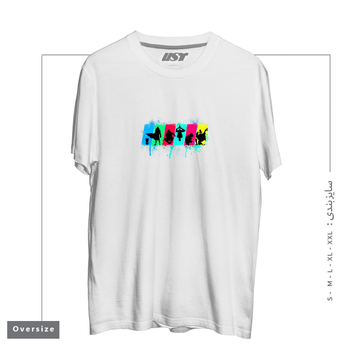 تیشرت اورسایز طرح SPIDER SOULS