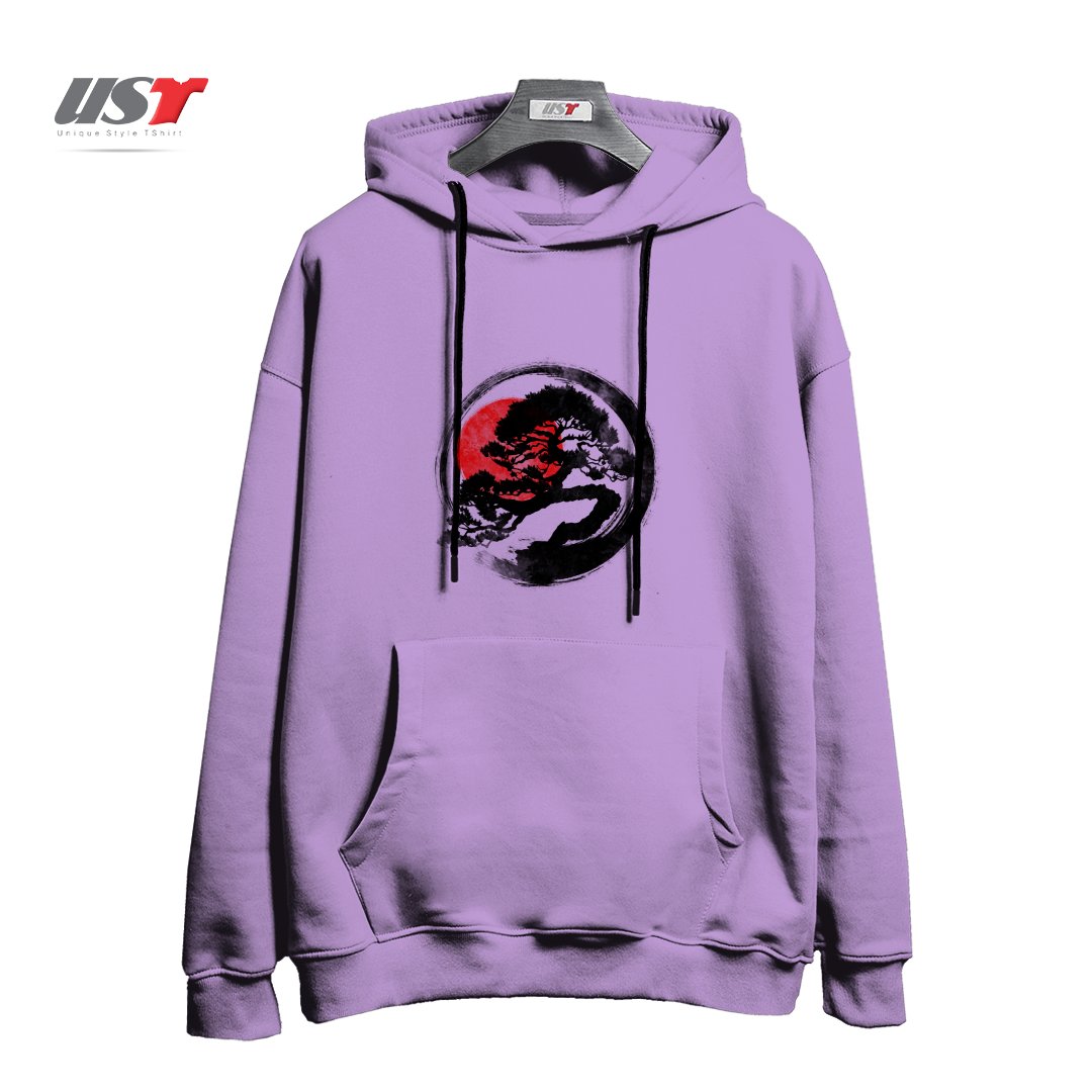 هودی اورسایز طرح BONSAI STROKE