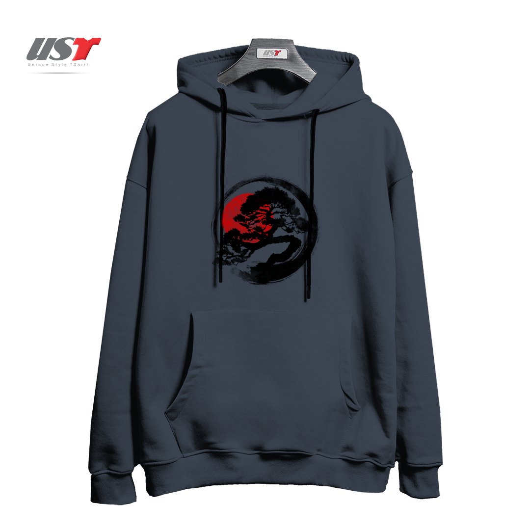 طرح BONSAI STROKE هودی اورسایزرنگ دودی