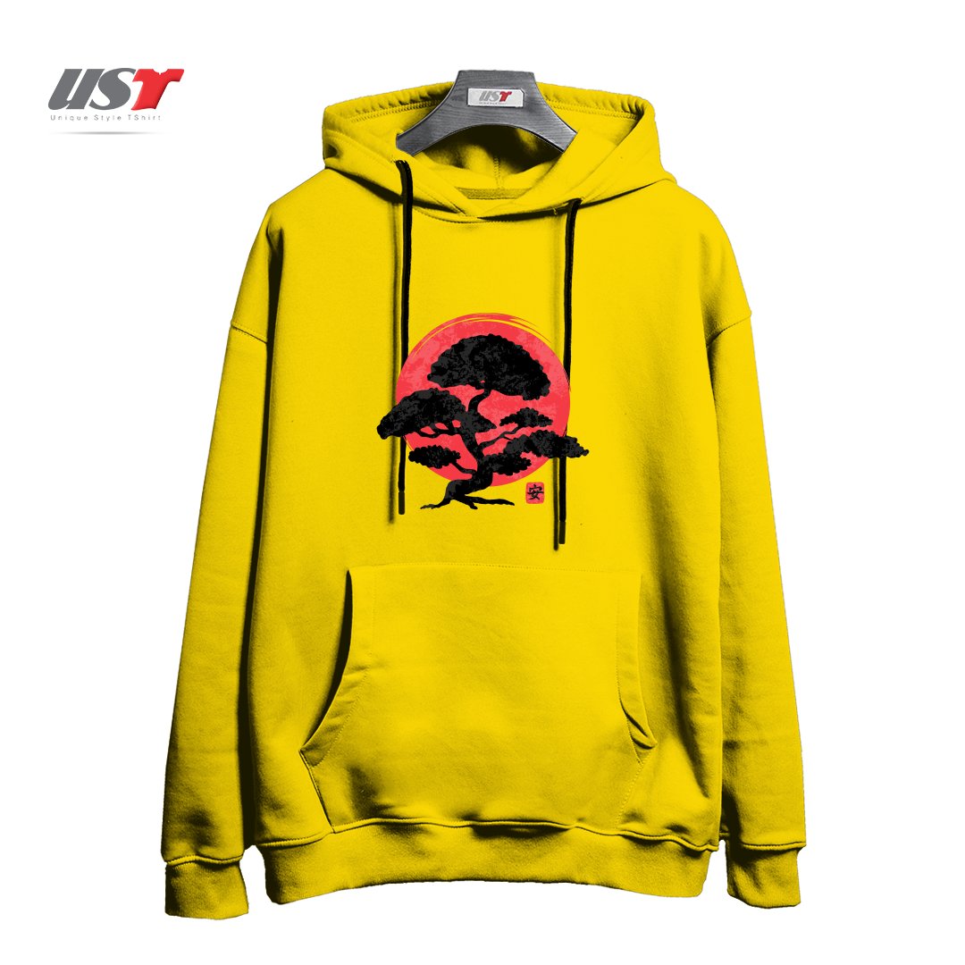 طرح HARMONY هودی اورسایزرنگ زرد