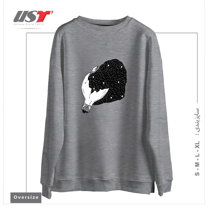 سوییشرت اورسایز طرح INJURED