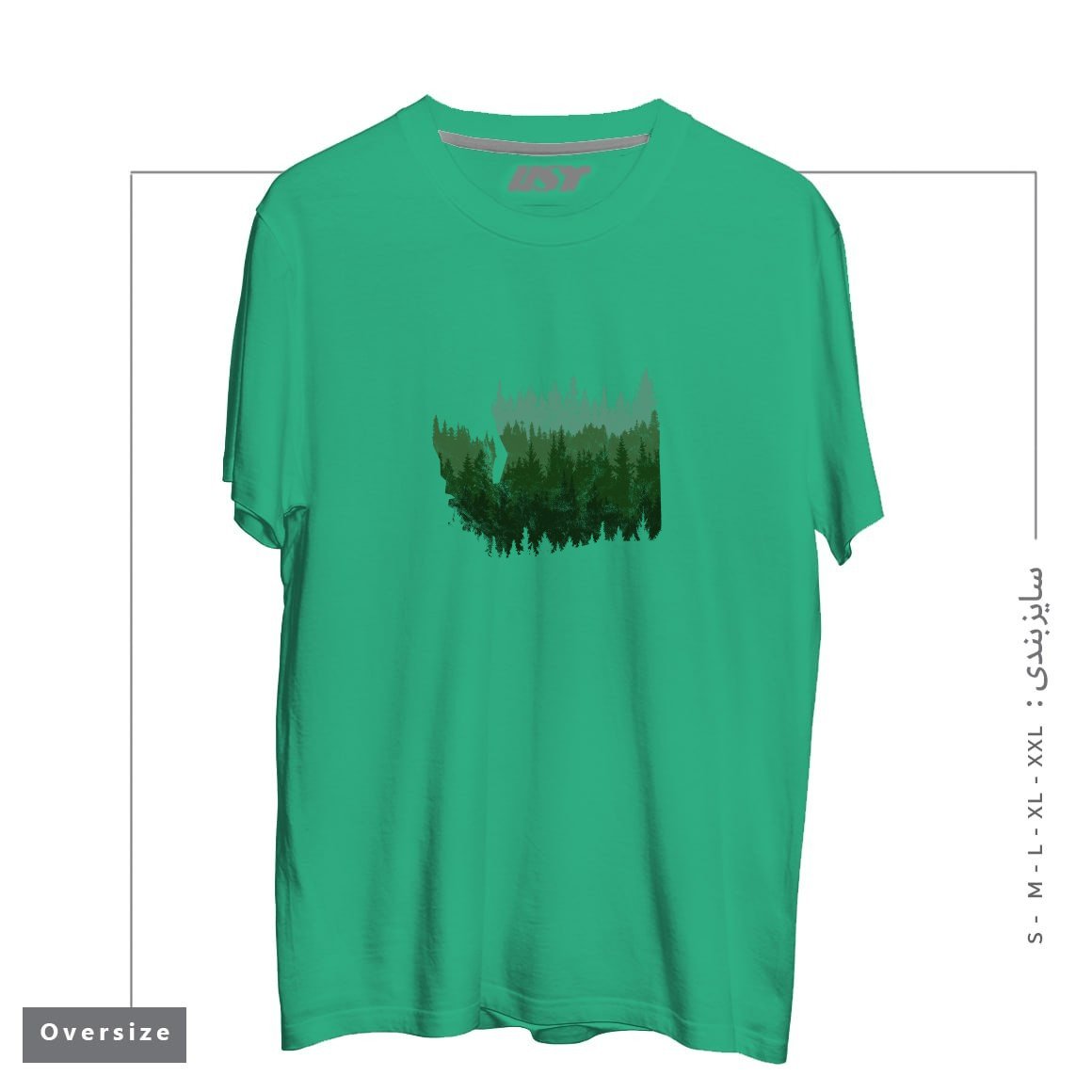 تیشرت اورسایز طرح THE WASHINGTON ESCAPE