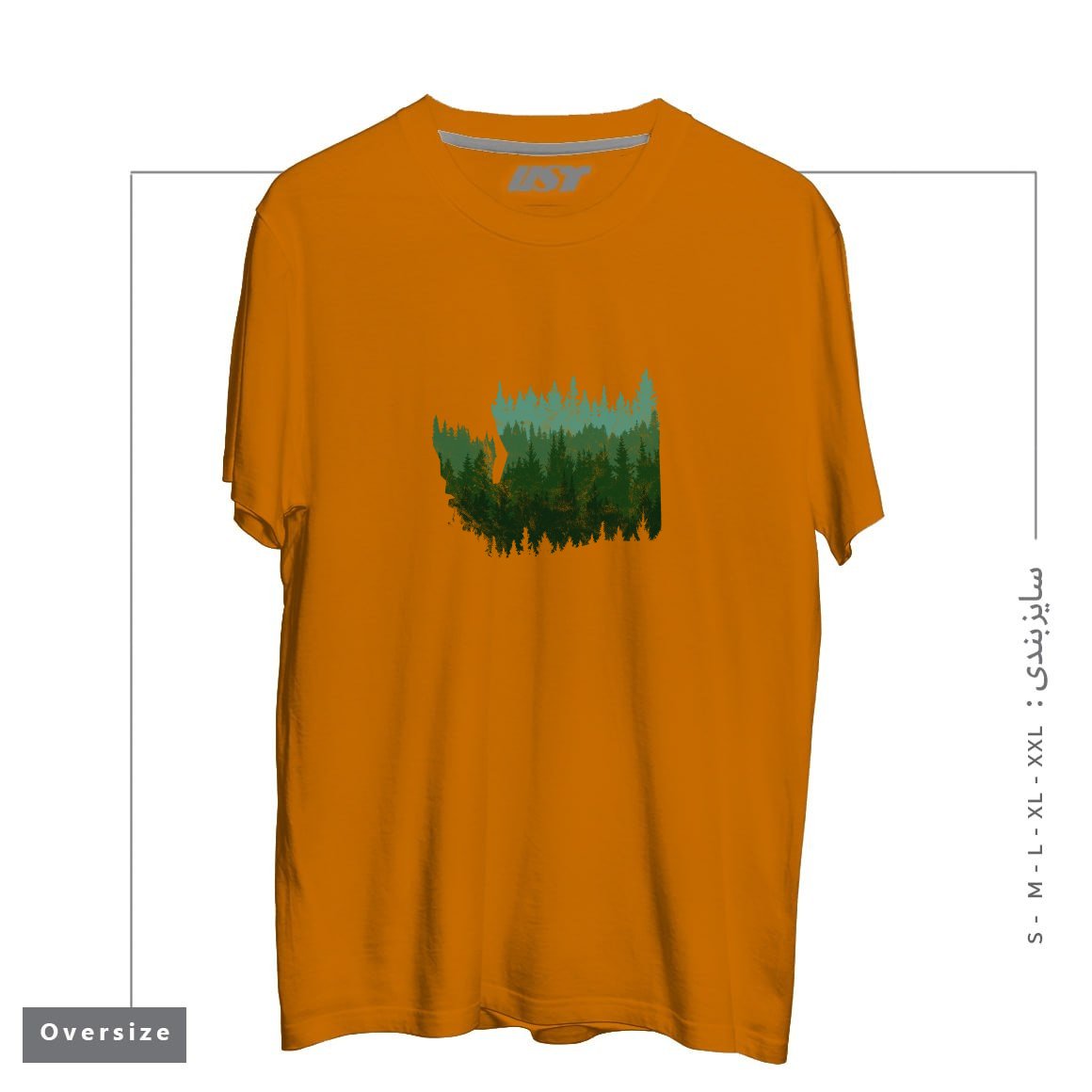 تیشرت اورسایز طرح THE WASHINGTON ESCAPE