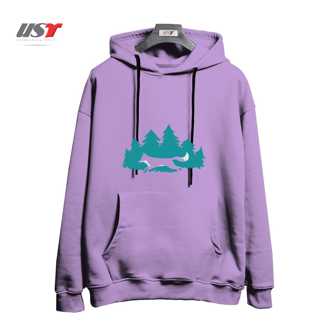 طرح WILD CREATURE هودی اورسایزرنگ یاسی