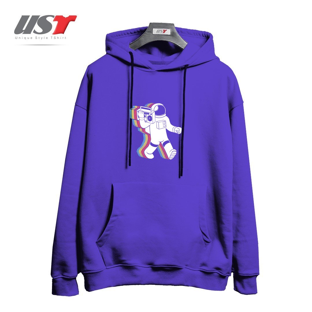 طرح FUNKALICIOUSFUNKALICIOUS هودی اورسایزرنگ بنفش