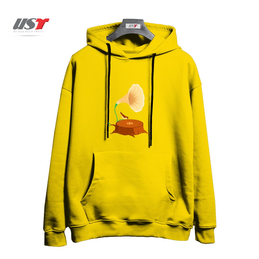 هودی اورسایز طرح LISTEN TO MOTHER NATURE