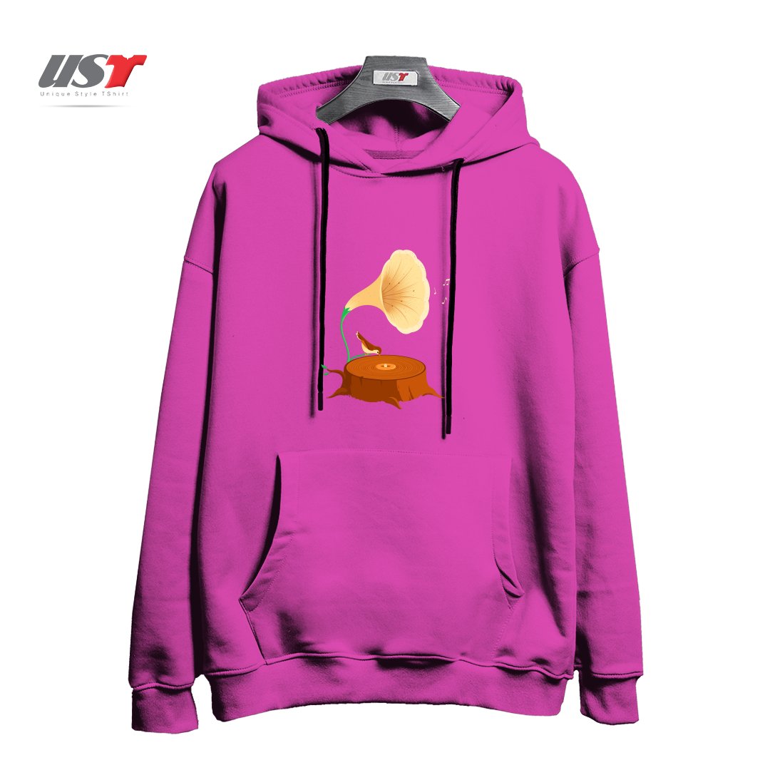 هودی اورسایز طرح LISTEN TO MOTHER NATURE