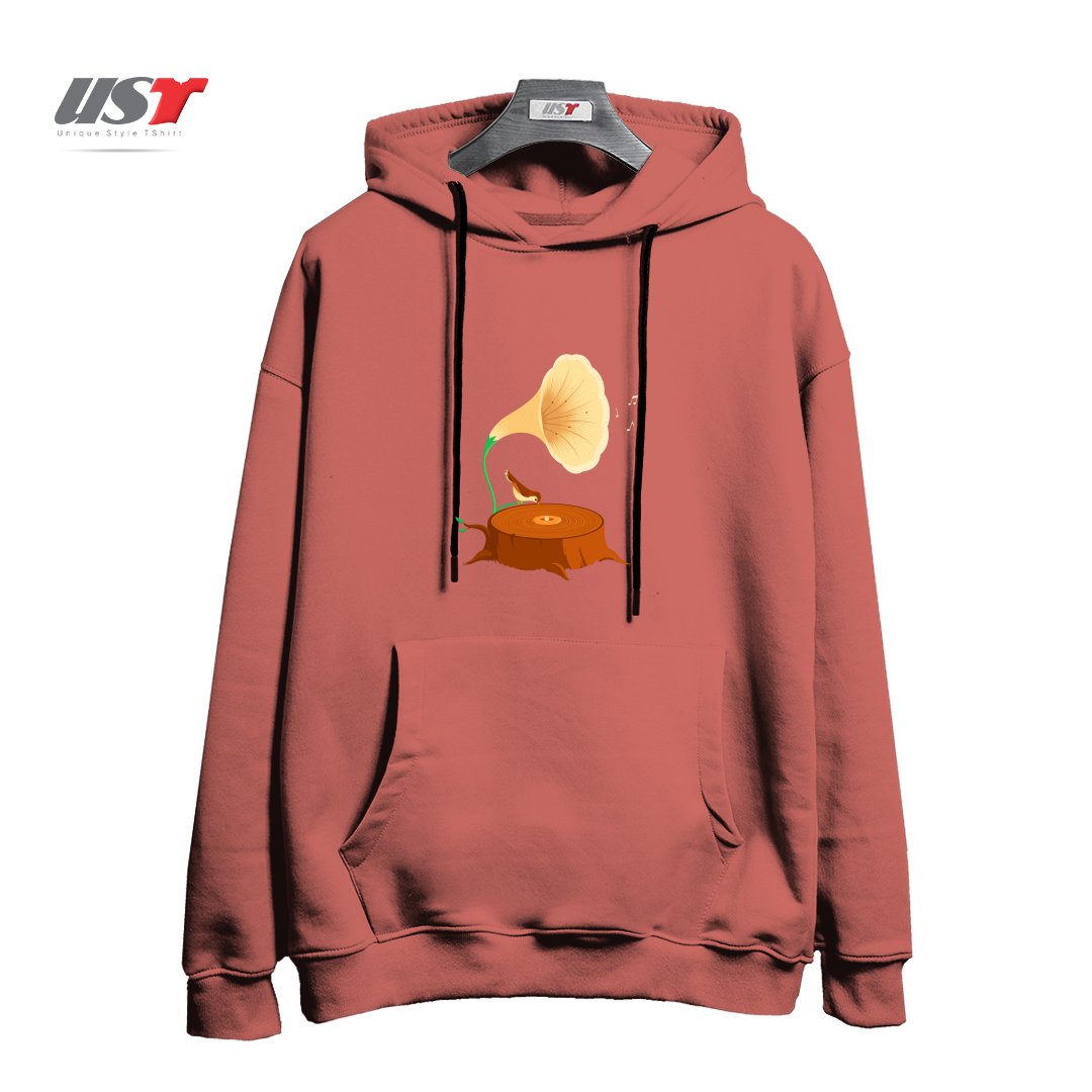 هودی اورسایز طرح LISTEN TO MOTHER NATURE