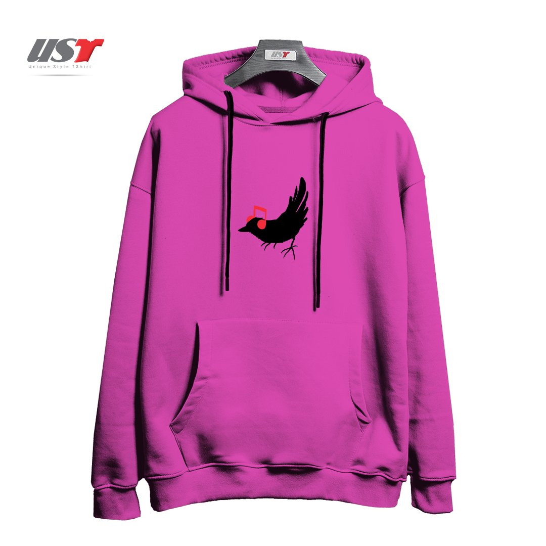 هودی اورسایز طرح LISTENING TO MY SONG