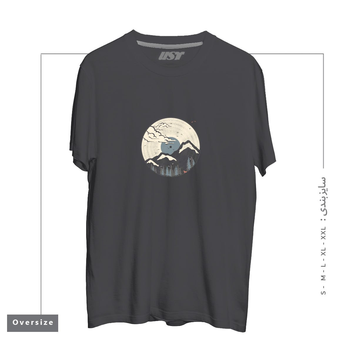 طرح MTN LP... (BLUE VARIANT) تیشرت اورسایزرنگ دودی