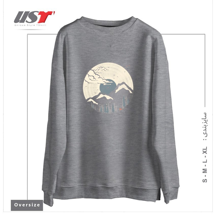 سوییشرت اورسایز طرح MTN LP... (BLUE VARIANT)