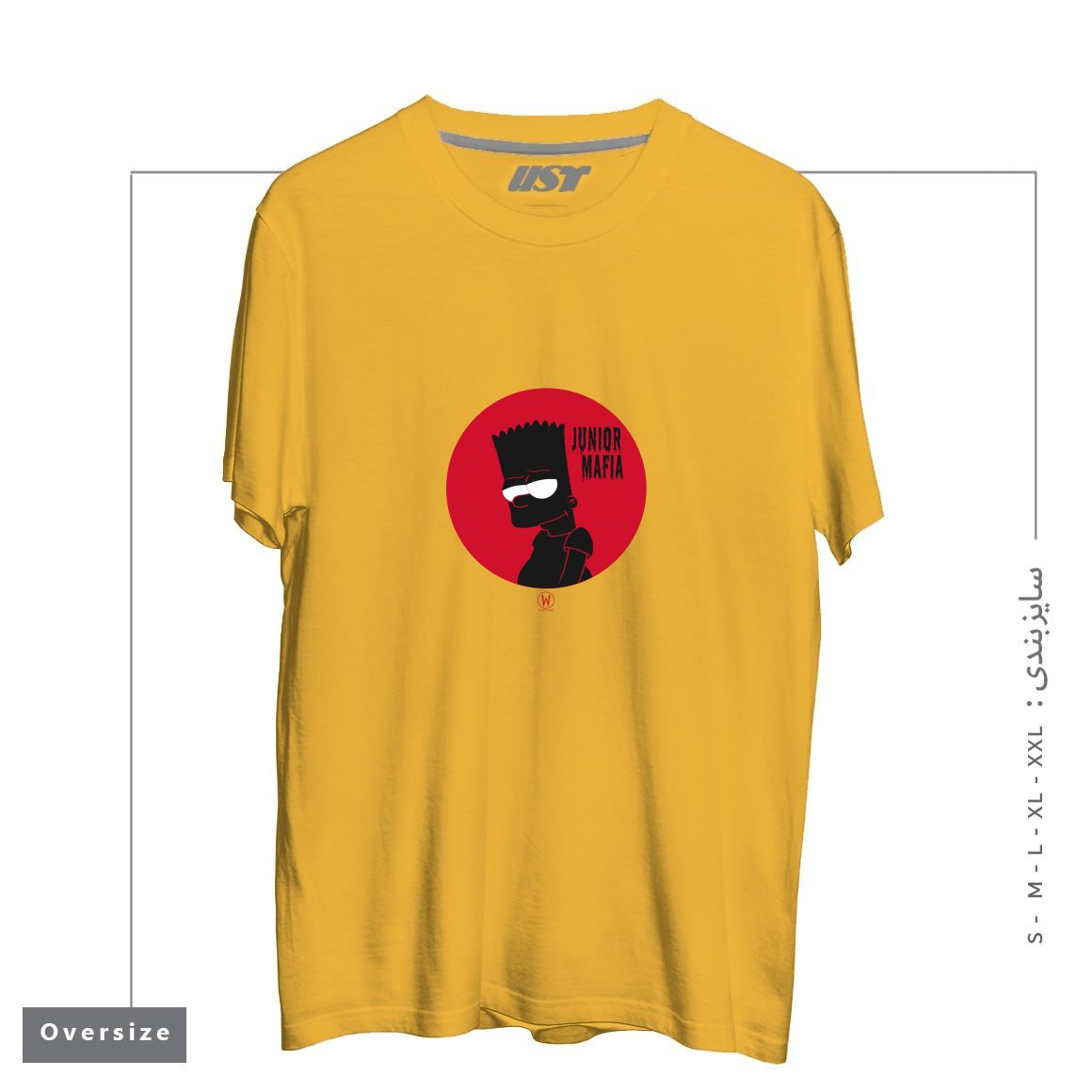 تیشرت اورسایز طرح JUNIOR MAFIA