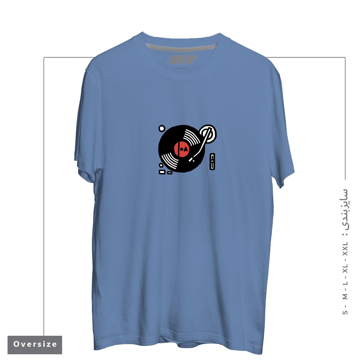 تیشرت اورسایز طرح SCRATCH MY BACK