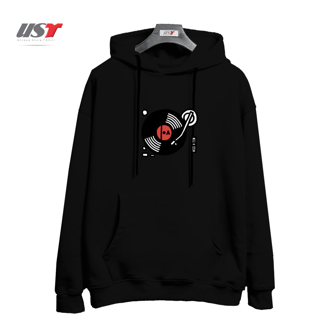 طرح SCRATCH MY BACK هودی اورسایزرنگ مشکی