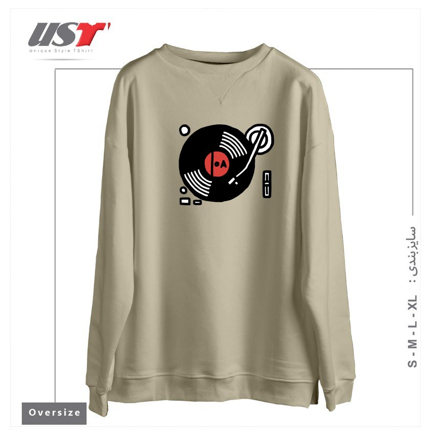 سوییشرت اورسایز طرح SCRATCH MY BACK