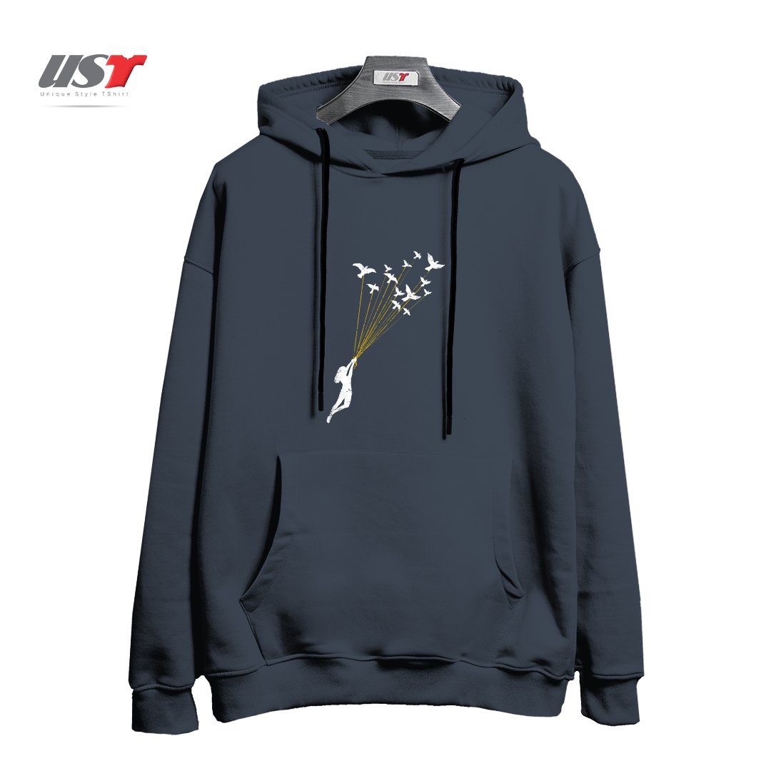 هودی اورسایز طرح JUST BELIEVE IN YOUR DREAM