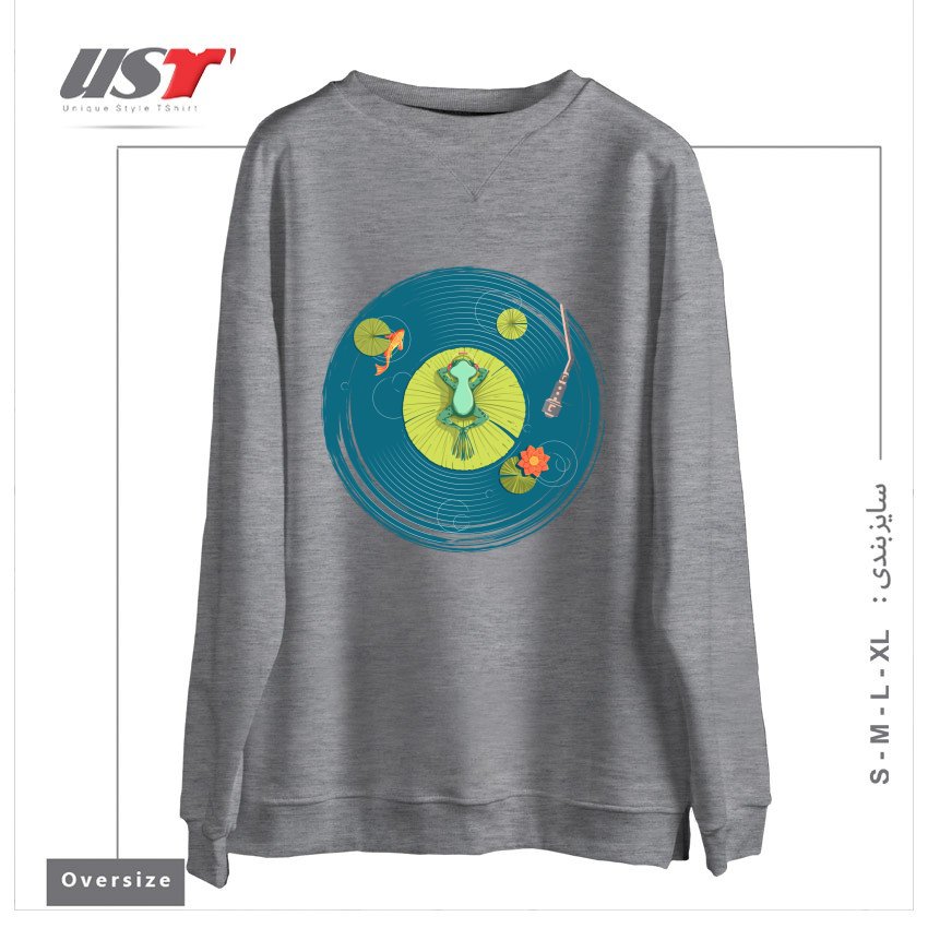 سوییشرت اورسایز طرح RELAX1