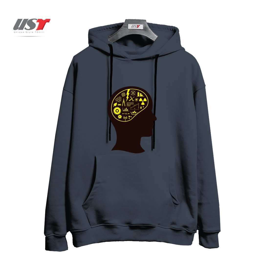 طرح ENGINEERING MIND هودی اورسایزرنگ دودی