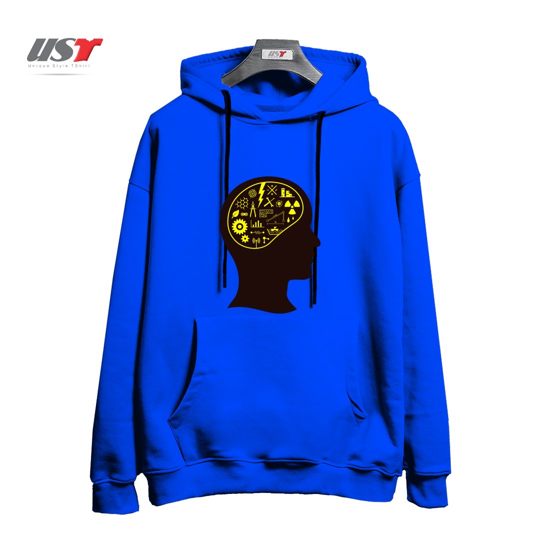 هودی اورسایز طرح ENGINEERING MIND