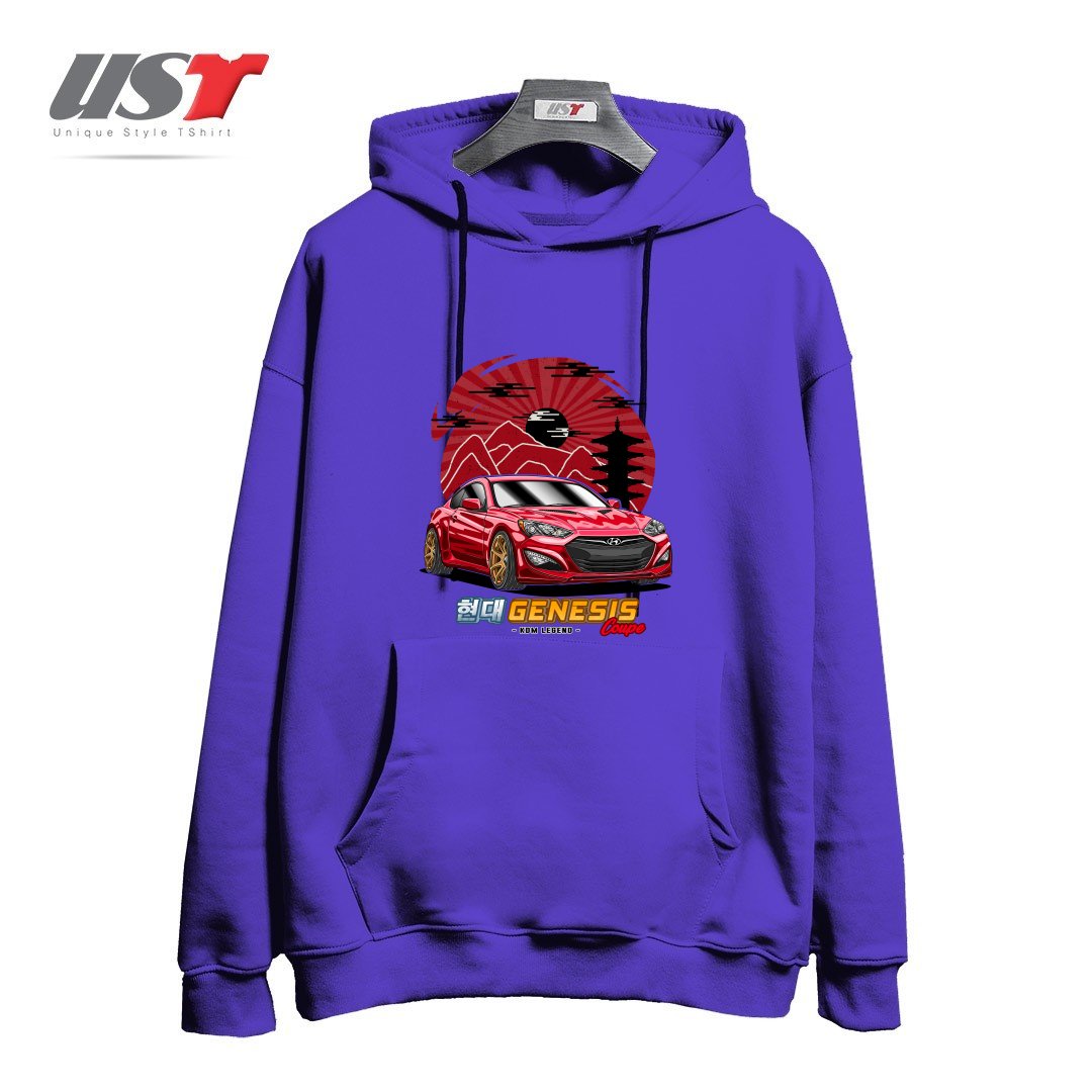 طرح KDM STREET RACING HYUNDAI GENESIS COUPE هودی اورسایزرنگ بنفش