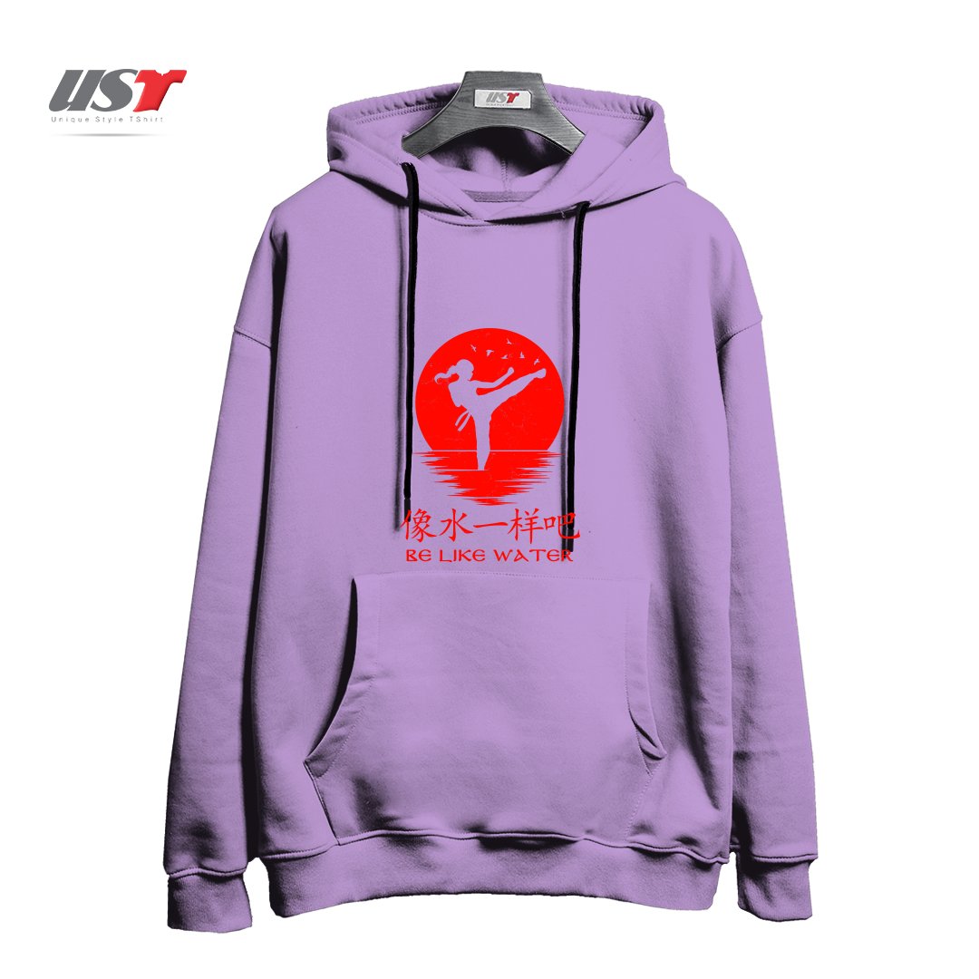 طرح BE LIKE WATER MMA GIRL1 هودی اورسایزرنگ یاسی
