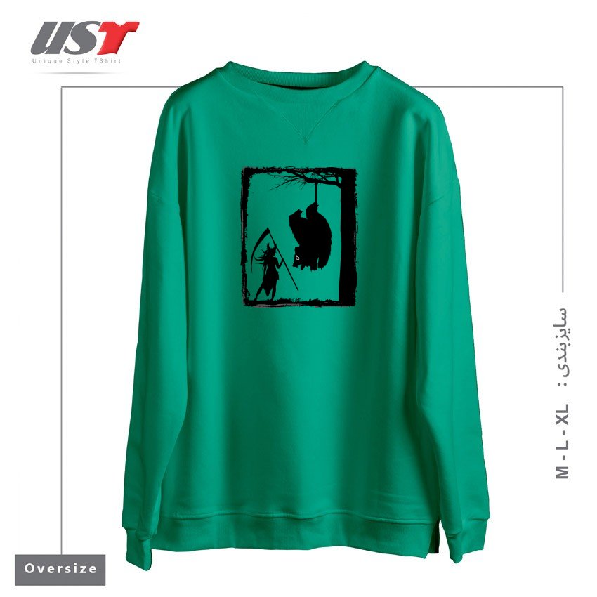 سوییشرت اورسایز طرح BEAR KICK