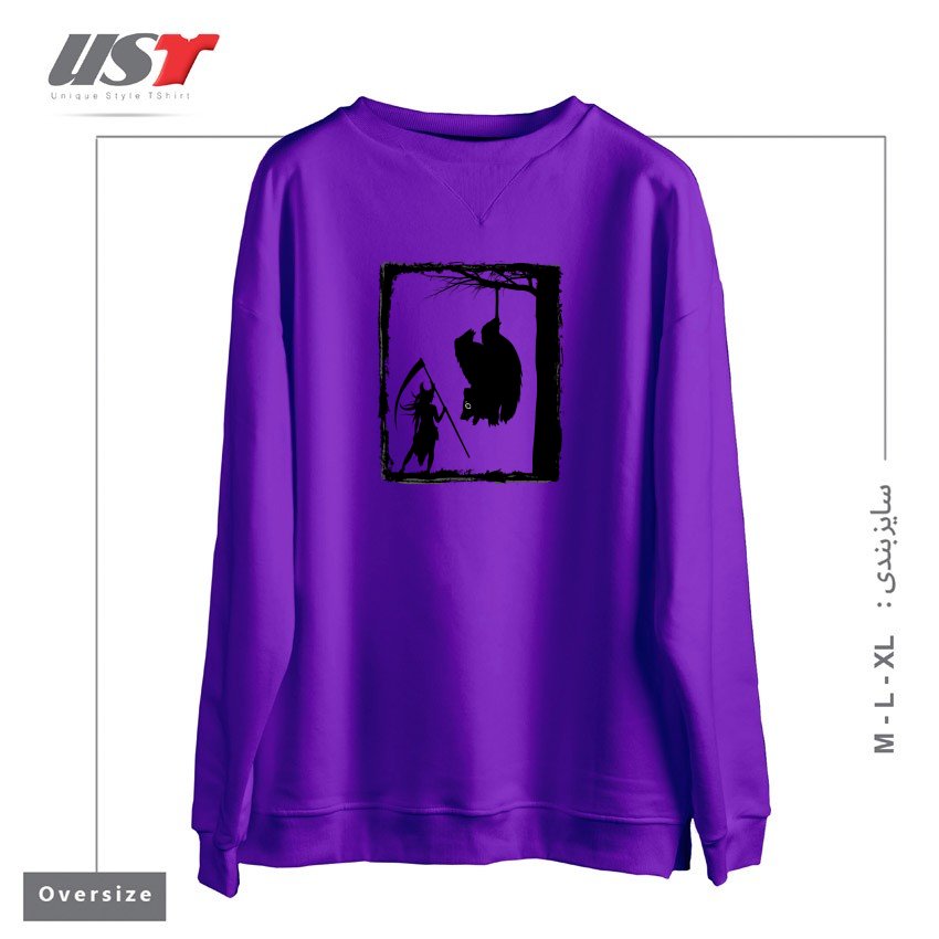 سوییشرت اورسایز طرح BEAR KICK