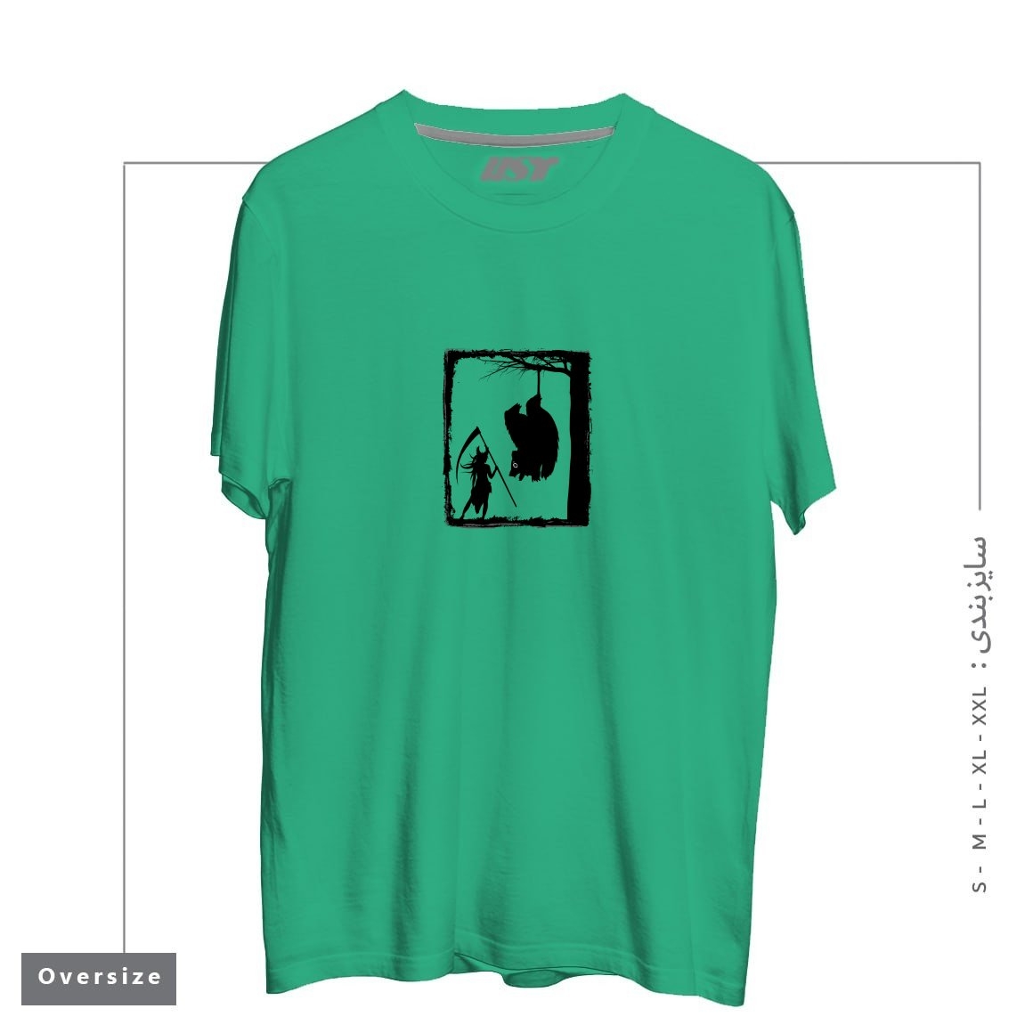 تیشرت اورسایز طرح BEAR KICK