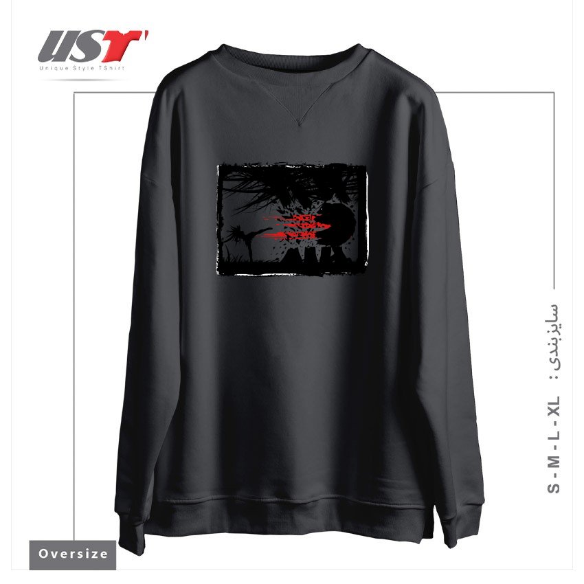 سوییشرت اورسایز طرح BEAR KICK3
