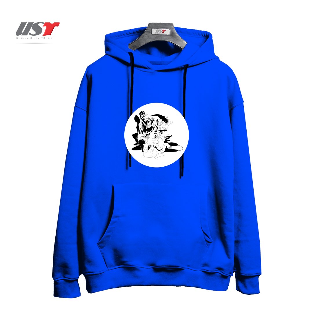 هودی اورسایز طرح BJJ SHADOW FIGHT