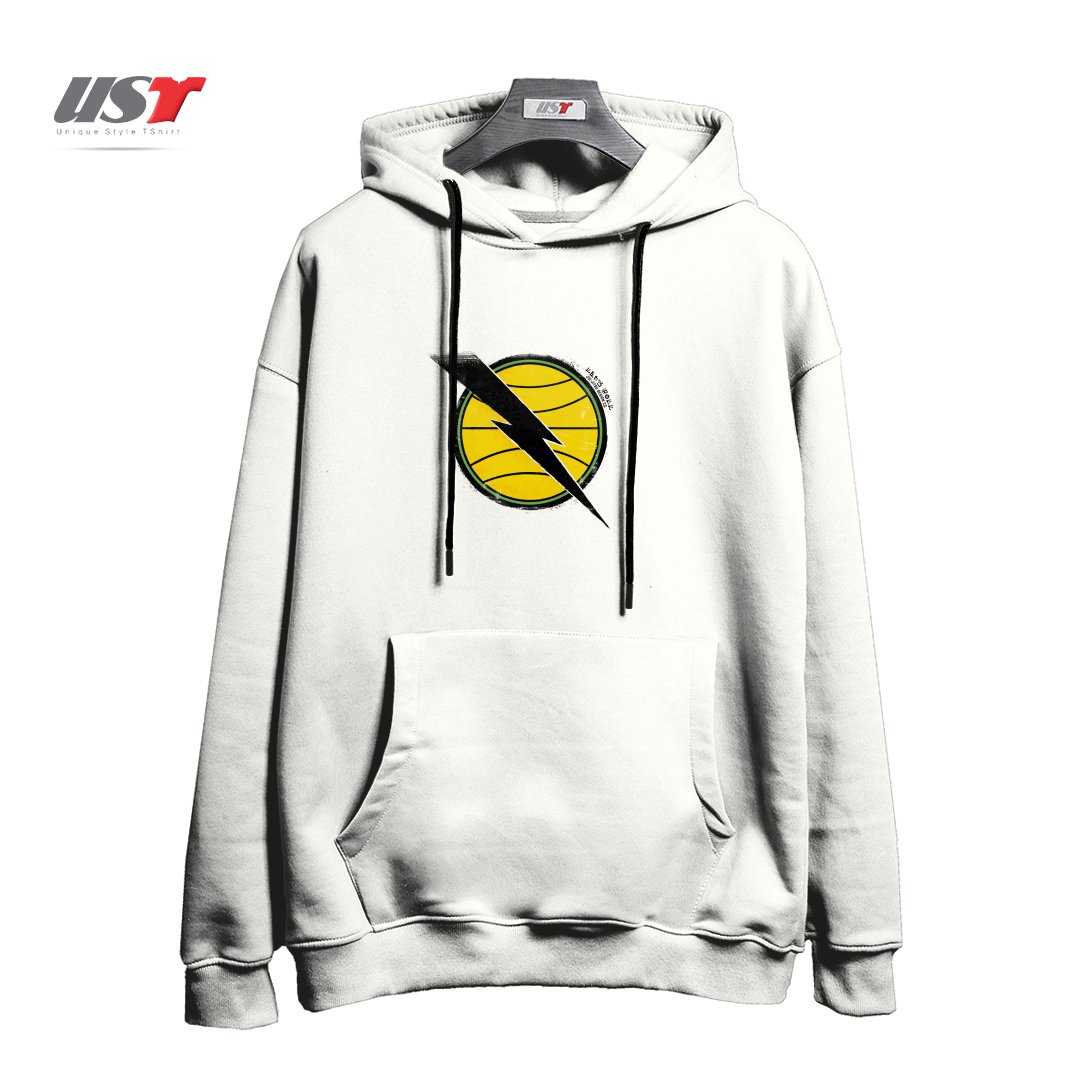 طرح RETRO HELIO GRACIE JIU-JITSU DA GUANABARA EMBLEM هودی اورسایزرنگ سفید