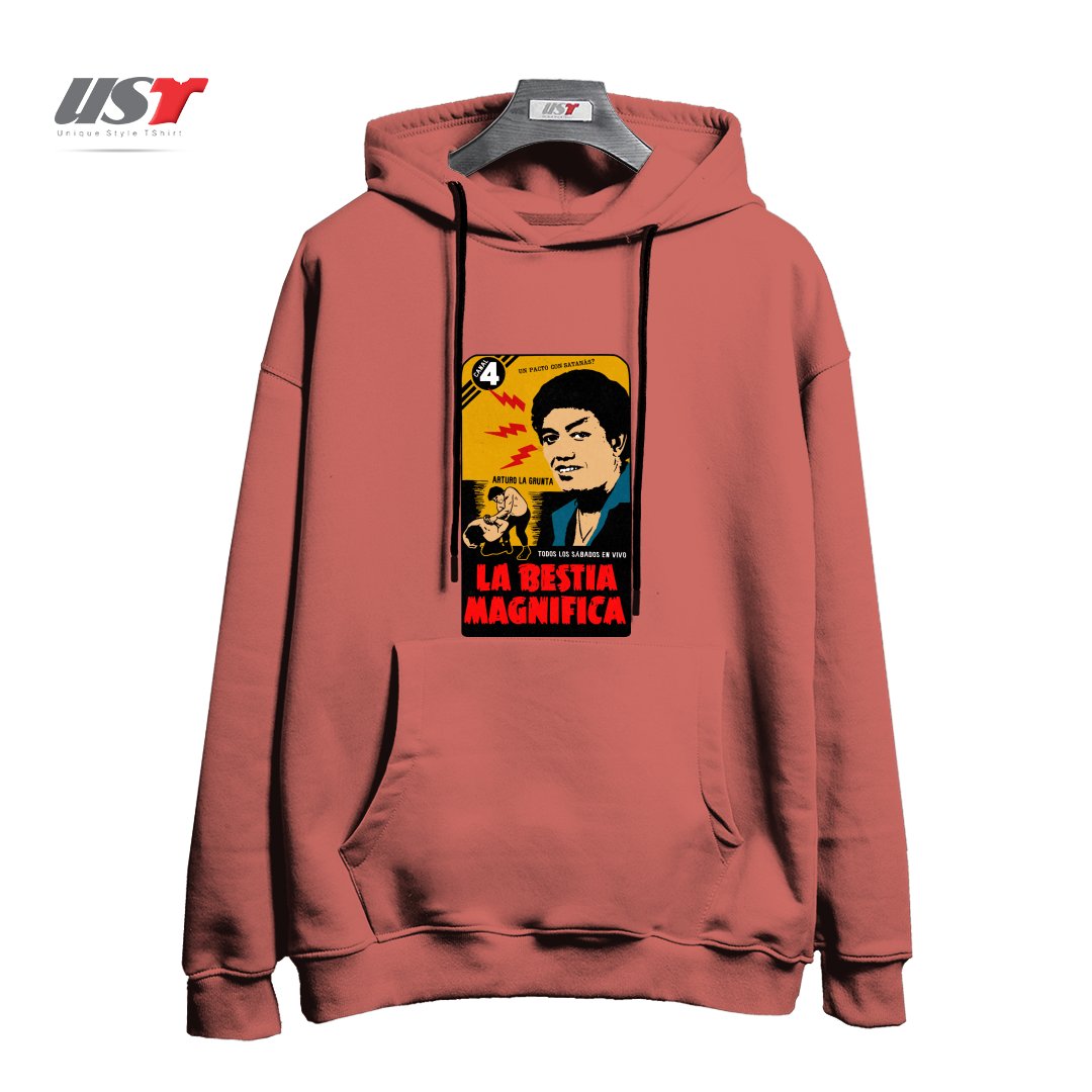 هودی اورسایز طرح VINTAGE MEXICAN WRESTLER