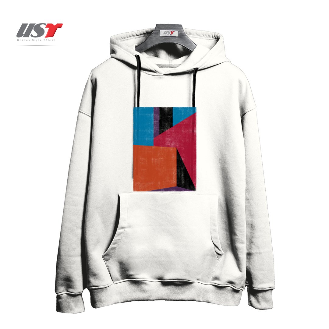 طرح BARRAGANIC هودی اورسایزرنگ سفید