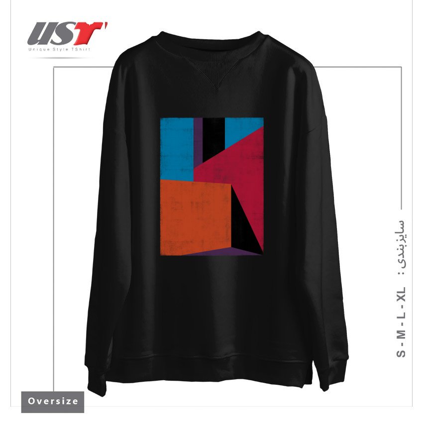 سوییشرت اورسایز طرح BARRAGANIC