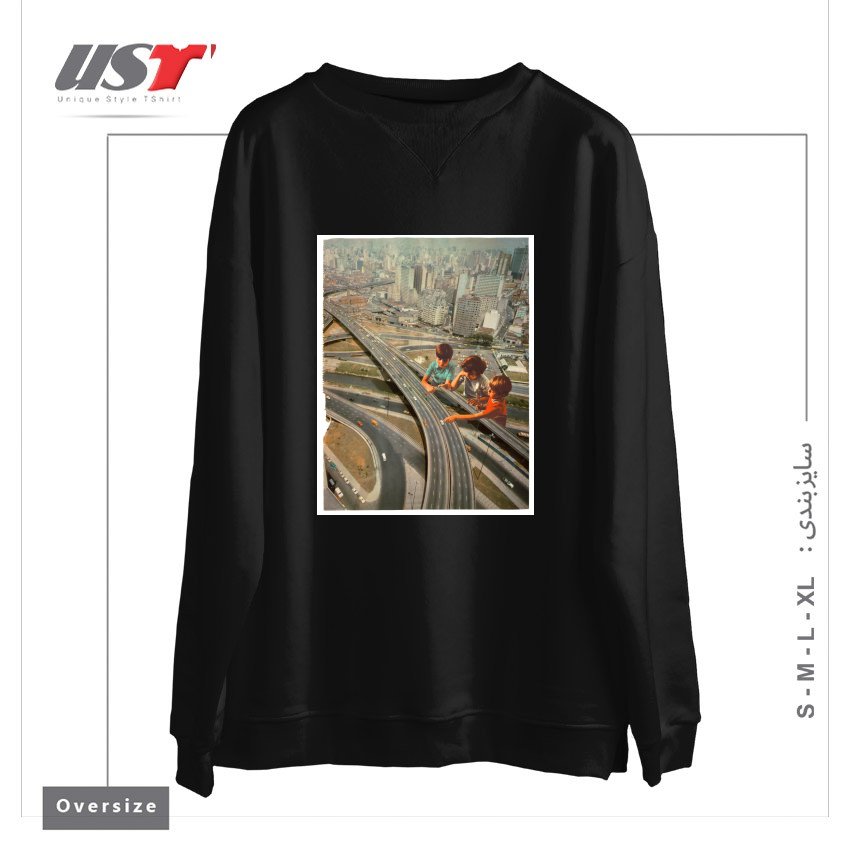 سوییشرت اورسایز طرح KDS PLAY