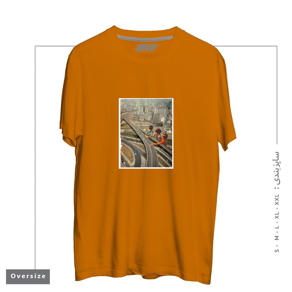 تیشرت اورسایز طرح KDS PLAY