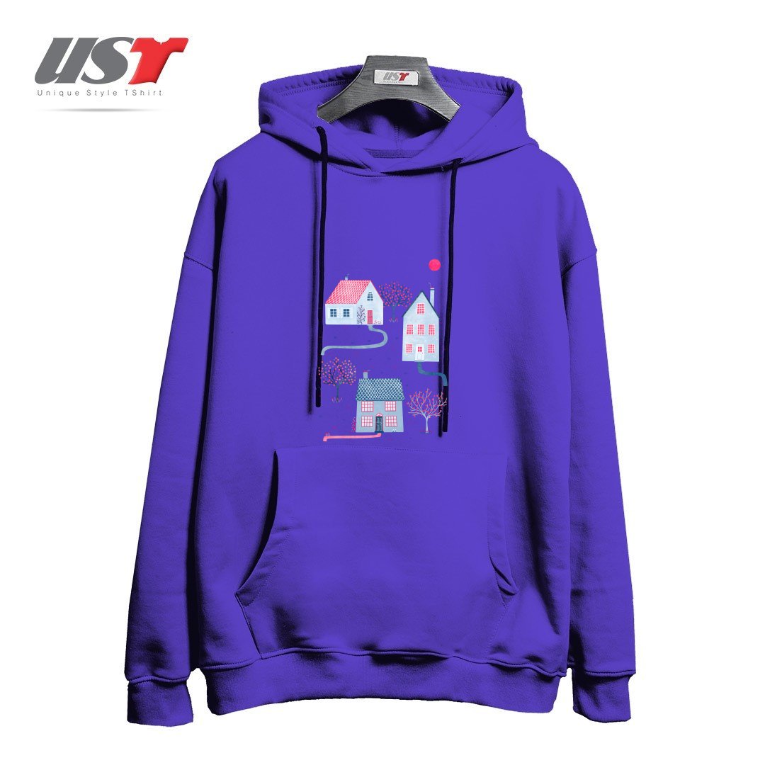 هودی اورسایز طرح SPRING IN TOWNSVILLE