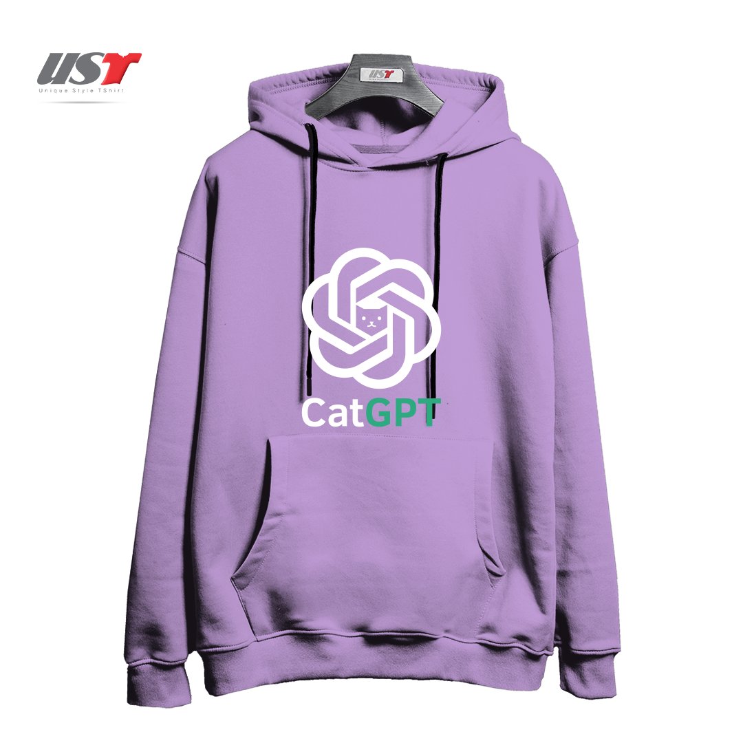 طرح catgpt هودی اورسایزرنگ یاسی