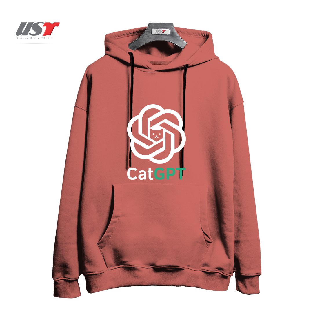 هودی اورسایز طرح catgpt