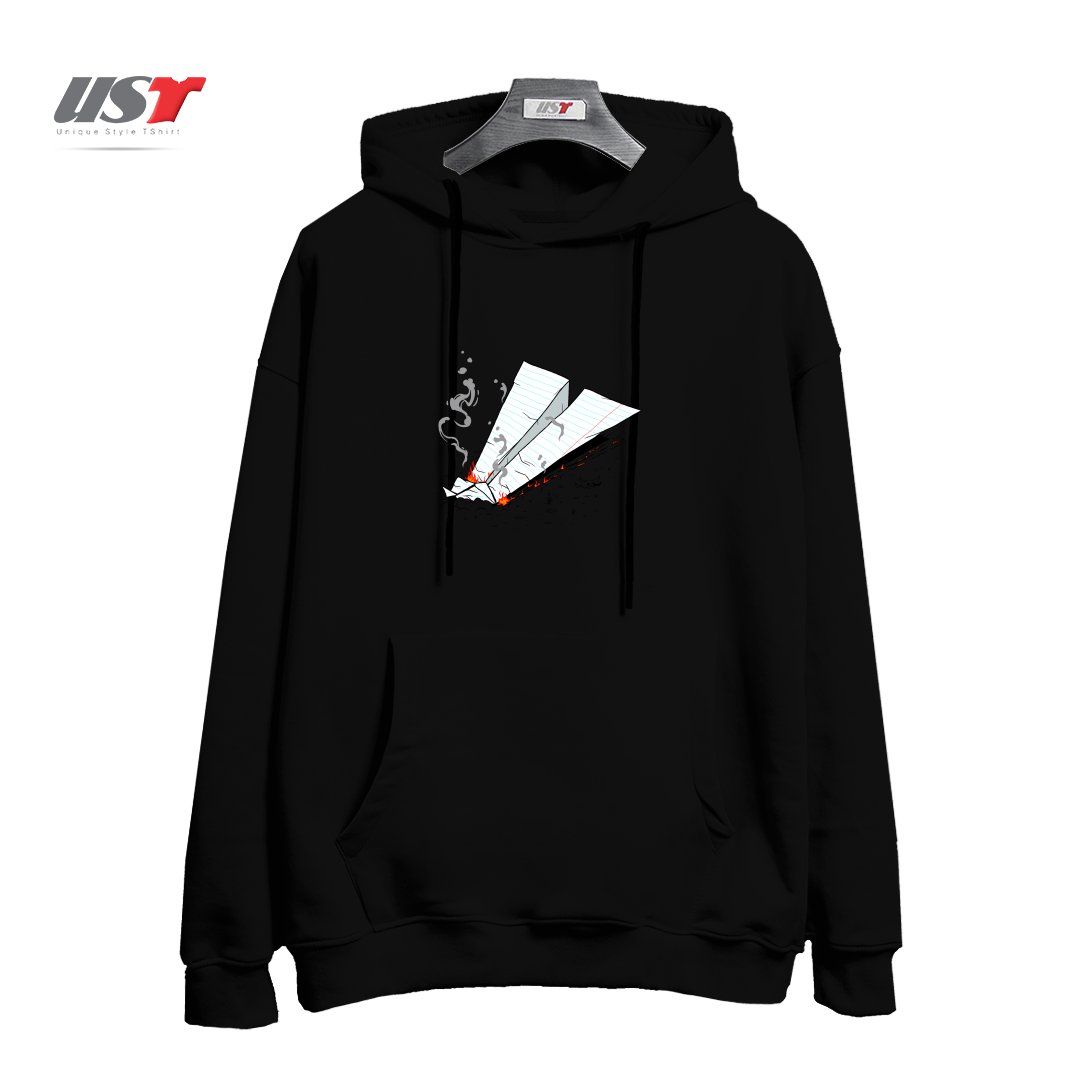 طرح CRASH هودی اورسایزرنگ مشکی