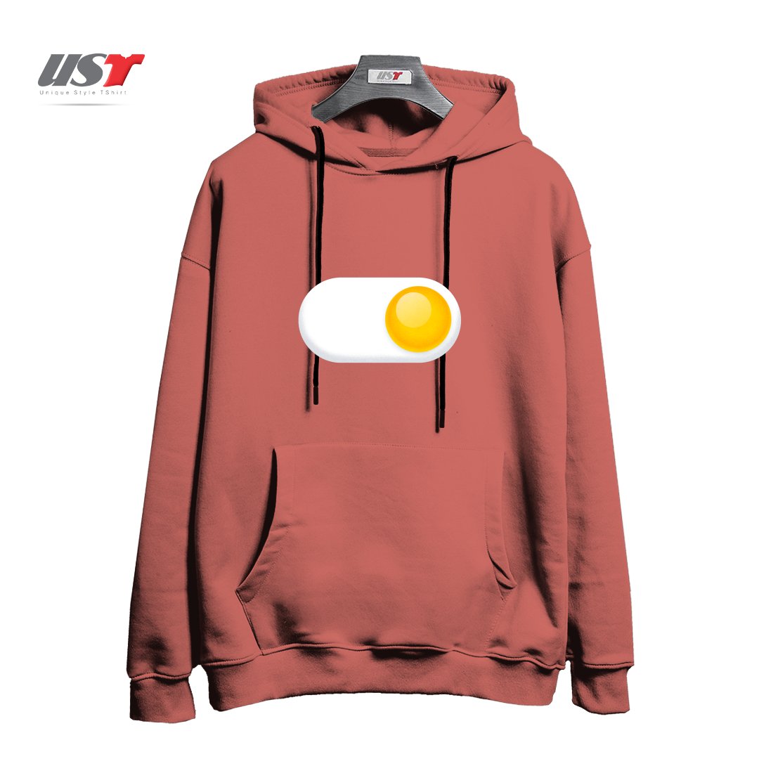 هودی اورسایز طرح EGG ME ON