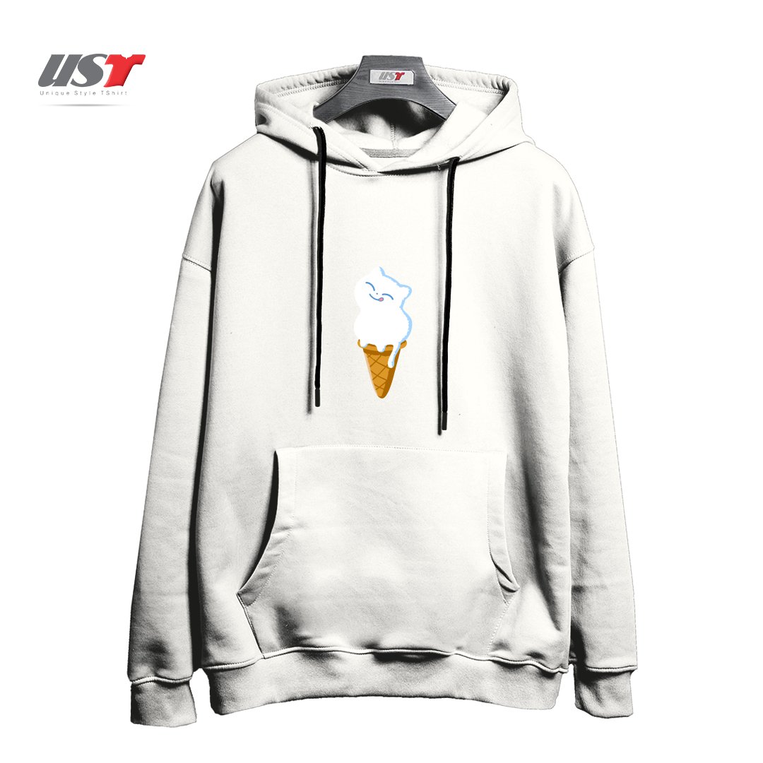 هودی اورسایز طرح ICE CREAM CAT