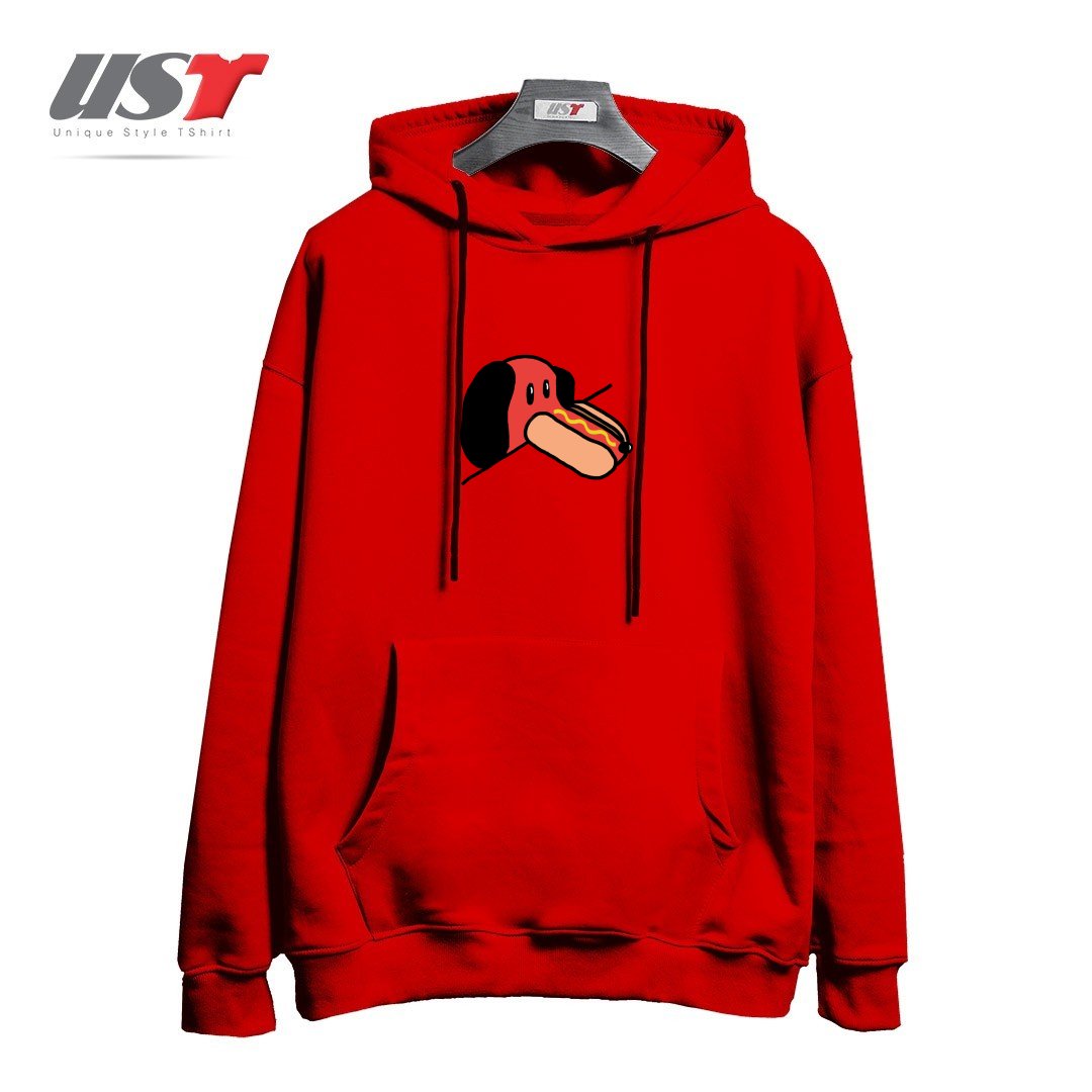 هودی اورسایز طرح JUST A WEIRD SCENE # 32