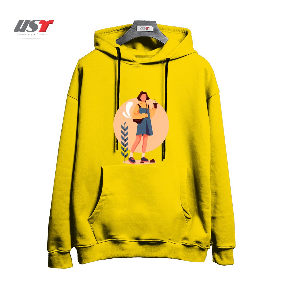 هودی اورسایز طرح لایف استایل