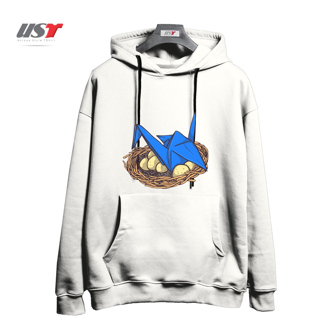 طرح NEST هودی اورسایزرنگ سفید